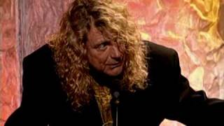 Led Zeppelin accept award Rock and Roll Hall of Fame inductions 1995 [upl. by Phenica]