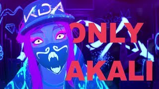 KDA  POPSTARS but only when Akali is on screen [upl. by Vandyke]