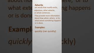 Adverbs modifying words  english education shortsfeed shortsbeta readingstrategies [upl. by Clothilde]