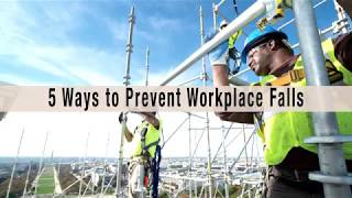 5 Ways to Prevent Workplace Falls [upl. by Nyliak]