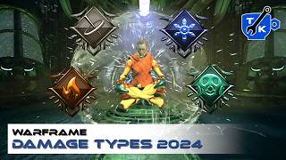 All damage types explained 2024  Warframe [upl. by Leiad]