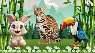 Funny Animal Moments  Rabbit Leopard Parrot  Familiar Animals [upl. by Nitsrik191]