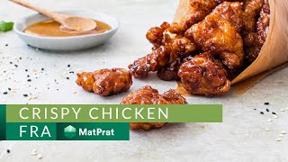 Crispy chicken med asiatisk glaze – enkelt og greit  MatPrat [upl. by Aday]