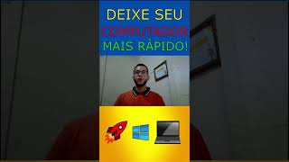 Como deixar o PC mais RAPIDO com o DESFRAGMENTADOR de DISCO tutorial tecnologia shorts [upl. by Jessalin]