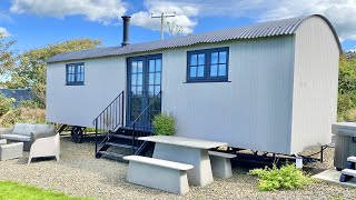 Stunning Beautiful The Penkenna Shepherds Hut  Living Design Tiny House [upl. by Saretta]