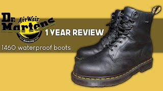 Doc Martens 1460 Waterproof  1 Year Usage Review [upl. by Reste]