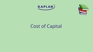 Cost of Capital WACC [upl. by Sedecram785]