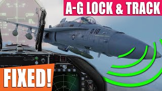 FA18 Tutorial  How to DESIGNATE Ground Targets with RADAR [upl. by Eadnus]