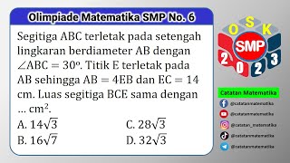 Pembahasan Soal OSNK SMP 2023 No 6  Olimpiade Matematika SMP Tingkat KabupatenCatatan Matematika [upl. by Casanova33]