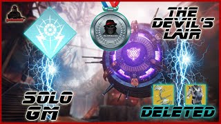 Solo Grandmaster Nightfall The Devils lair Deleted [upl. by Syck]