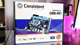 H81 Consistent Motherboard  i5 4th gen CPU  PC repairing all Parts [upl. by Marks]