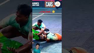 Kabaddi match pro player ko chot 🥺kabaddi 😱kabaddiculb sports kabaddiplayera hitsong love [upl. by Gerbold]