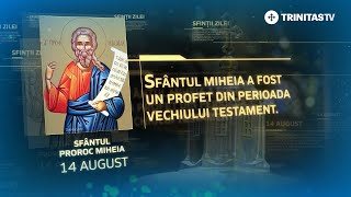 Sfântul Proroc Miheia – 14 august Sinaxar [upl. by Reifinnej]