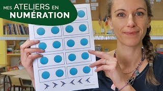 MES ATELIERS DE NUMÉRATION DANS MA CLASSE DE CE1CE2 VLOG 27 [upl. by Delanie]