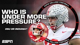 Is there more pressure on Ohio State or Indiana in Week 13 👀  ESPN College Football [upl. by Newmark724]