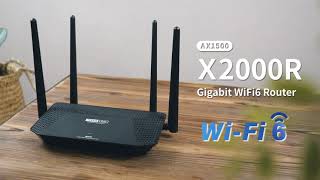 TOTOLINK X2000R AX1500 WiFi6 Dual Band Gigabit Router [upl. by Odracir227]