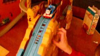 Thomas the Train Action Canyon Accident Video [upl. by Puritan]