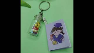 DIY Keychain🔑🔗Easy craft ideas shortvideo [upl. by Elrak529]