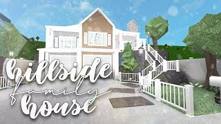 Roblox  Bloxburg Family Hillside House  Speedbuild [upl. by Reiniar751]