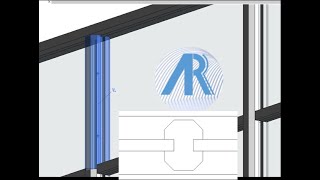 Creating Custom Shaped Mullions Revit Tutorial [upl. by Nehtan]