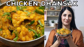 Chicken Dhansak At Home  Chicken And Chana Dhal Curry [upl. by Hoover]