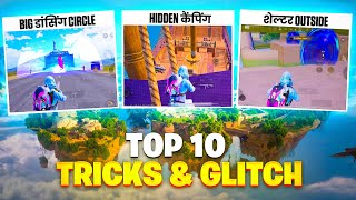 Top 10 Brand New 31 UPDATE Tricks And Glitch In BGMI  Shelter Outside  Bgmi Glitchs [upl. by Fowler482]