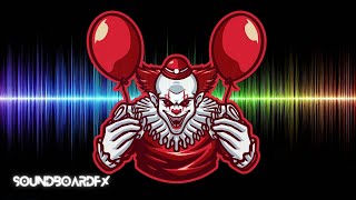 Creepy Clown Laugh Sound Effect Insane Scary Cinematic Laugh for Horror Editing [upl. by Nosyerg66]