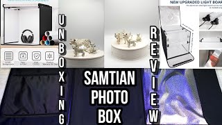 Samtian Photo Box Studio 2022 UnboxingampReview  4K [upl. by Celestia689]