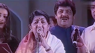 Lata Mangeshkar Udit Narayan hyderabad live concertYear2002UditNarayanfansClub [upl. by Wiedmann417]