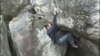 Fontainebleau bouldering  Big Boss 7c [upl. by Aynekat299]