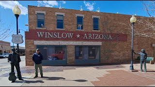 Standing on the Corner Park in Winslow Arizona  Tribute to Take It Easy by The Eagles [upl. by Barger974]