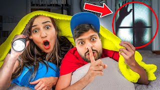 We caught a GHOST on CAMERA in our NEW HOUSE😮 OMG [upl. by Inhoj]