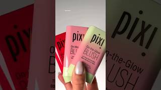 PixiBeauty on the glow blush blush in fleur 🌸 makeupshorts preppy skincare beautyproducts [upl. by Enawd]