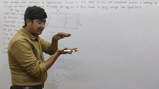 Two Parallel Plate Capacitor Of Capacitance C1 And C2 Such That C12C2 jeemains cbse class12 [upl. by Anid]