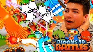 Bloons TD Battles  MOST EPIC BATTLE EVER RUINED BY HACKER [upl. by Anthony]