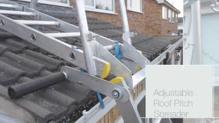 Sloping Roof System  Pitched Roof Ladder  Conservatory Ladder [upl. by Drhacir273]