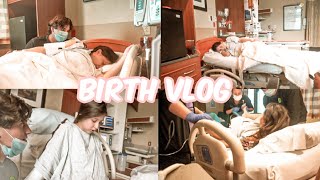 BIRTH VLOG  successful vbac  no epidural emotional  real [upl. by Kanya287]