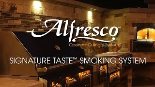 Alfresco Grills  Signature Taste Smoking System [upl. by Yate]