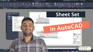 AutoCAD Sheet Set  Complete tutorial [upl. by Nylrad]