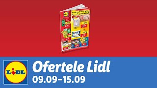 Ofertele saptamanii la Lidl • 9  15 Septembrie 2024 [upl. by Shoemaker]