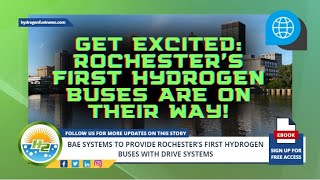 WATCH BAE Systems to provide Rochester’s first hydrogen buses with drive systems [upl. by Kokoruda]