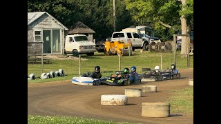 Martinville Speedway 71325 WRECK [upl. by Joash]