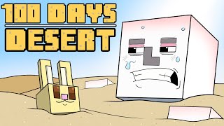 100 Days  Minecraft DESERT [upl. by Yecaw797]