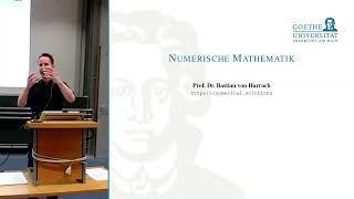 Num 14a  Numerische Mathematik Einführung in die Numerik [upl. by Feinstein]