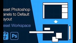 How to Reset Workspace in Adobe Photoshop  Easy Guide for Beginners l adobephotoshop workspace [upl. by Carrillo]