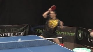 How To Attack Deep amp Fast Chops  Table Tennis University [upl. by Cammie]