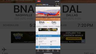 Southwest Airlines Canyon Blue Retro Livery flightradar24 aviation [upl. by Ardnikat]