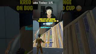 Kreo Gets Revenge for World Cup 😳 fortnite kreo bugha worldcup [upl. by Sidwel590]