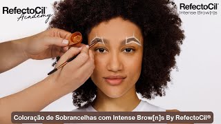 Coloração de Sobrancelhas com Intense Browns By RefectoCil® [upl. by Magen813]