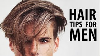 HEALTHY HAIR TIPS FOR MEN  HOW TO HAVE HEALTHY HAIR  Mens Hair Care [upl. by Fattal]